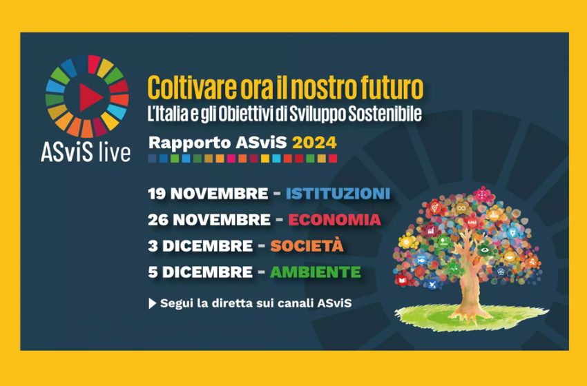  Quattro appuntamenti per discutere il Rapporto ASviS 2024