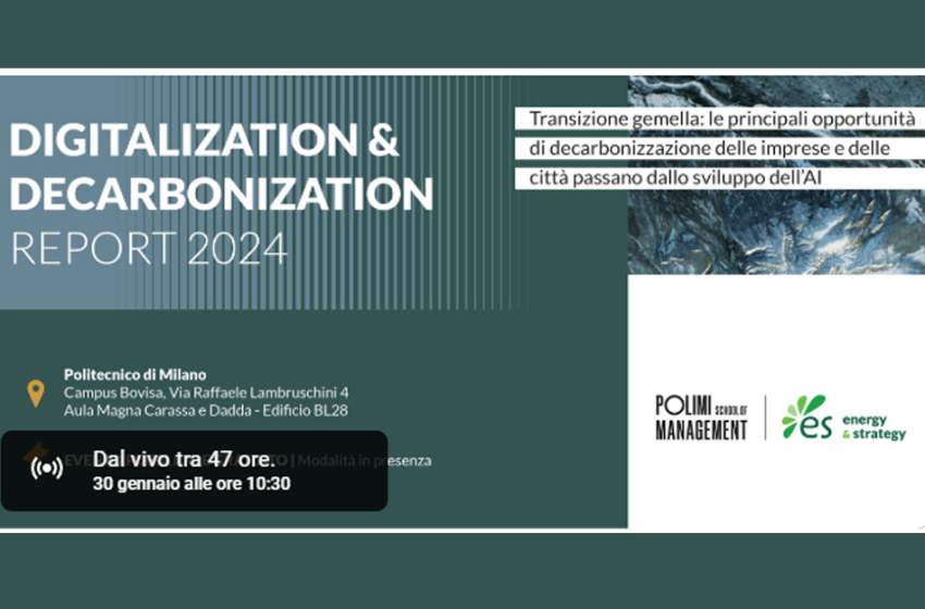  Digitalization and Decarbonization Report 2024