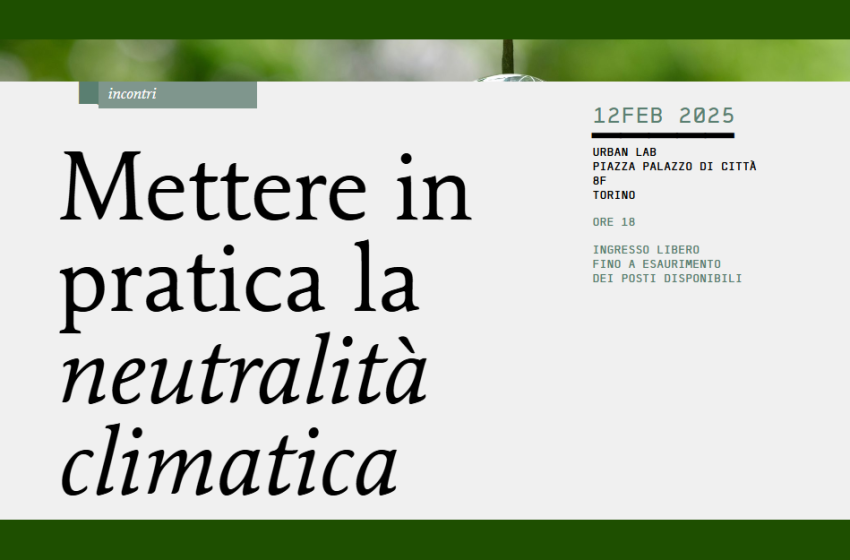  Mettere in pratica la neutralità climatica