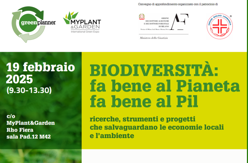  Biodiversità: fa bene al Pianeta fa bene al Pil