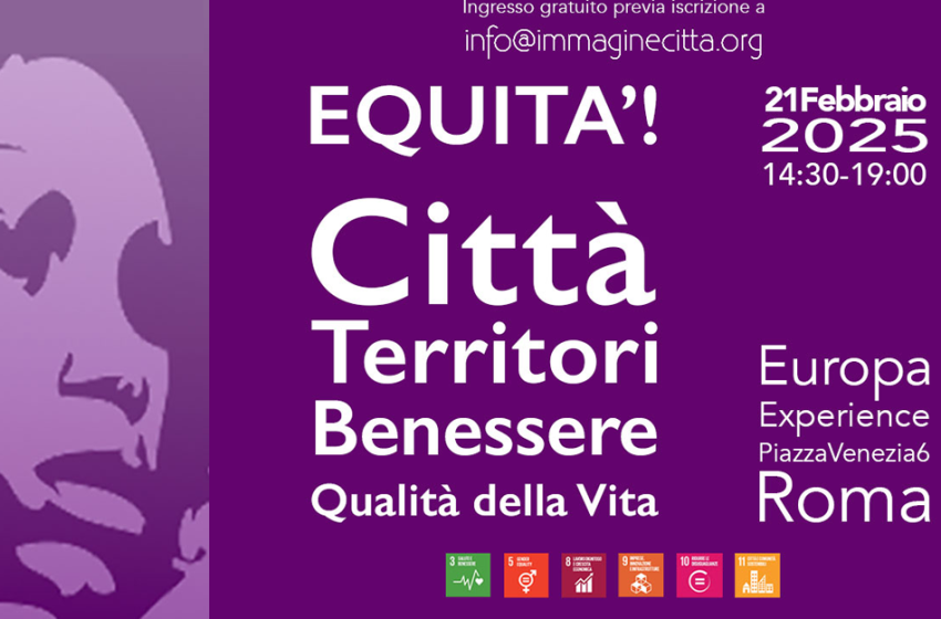  Equità! Città e Territori per il benessere e la qualità della vita