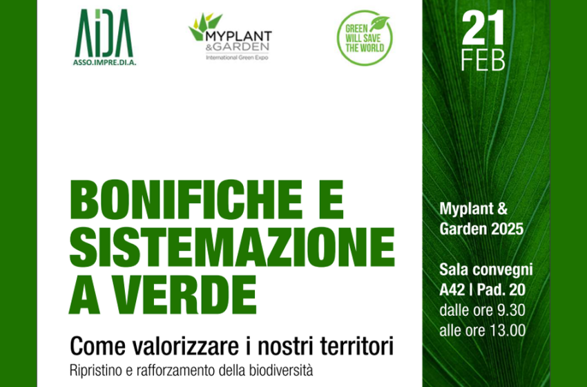  Bonifiche e sistemazione a verde