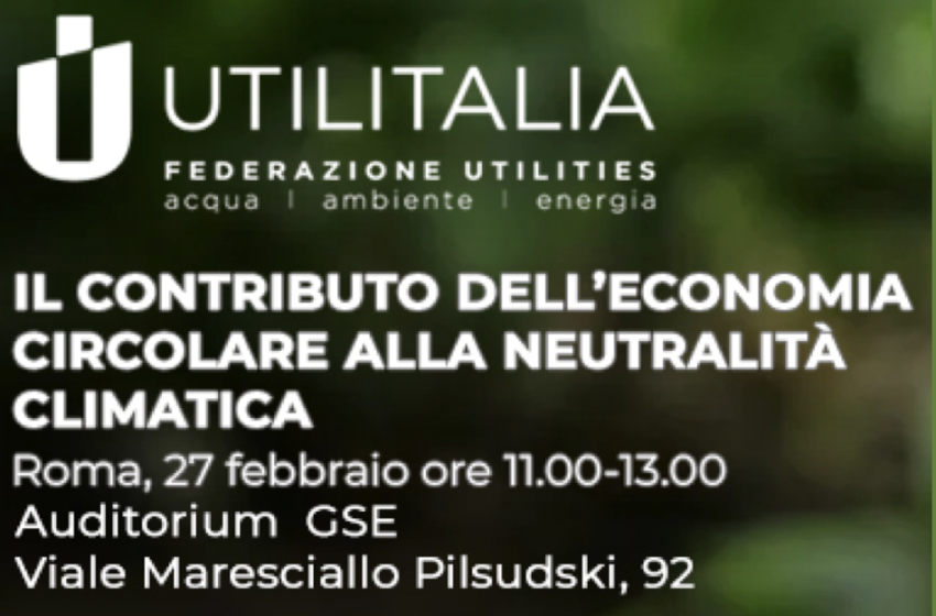  Il contributo dell’economia circolare alla neutralità climatica