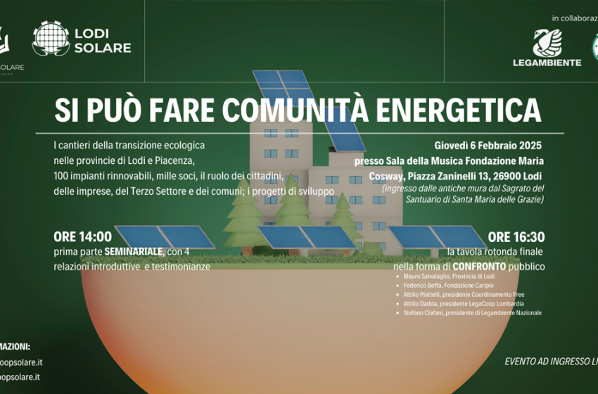  Si può fare Comunità Energetica