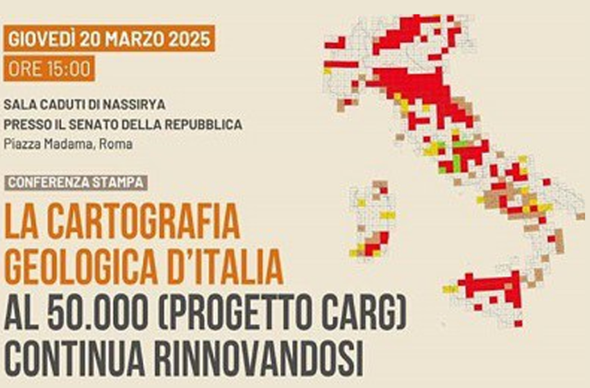  La cartografia geologica d’Italia al 50.000 (Progetto CARG) continua rinnovandosi