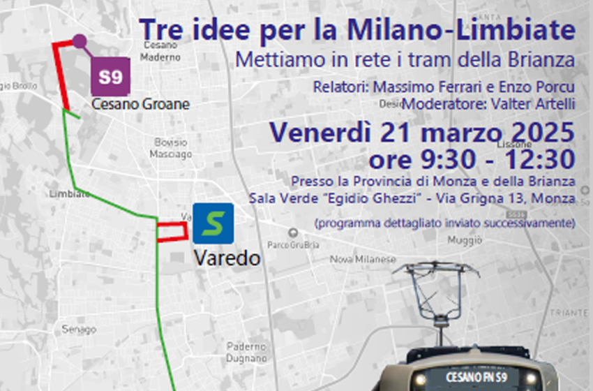  Tre idee per la Milano-Limbiate